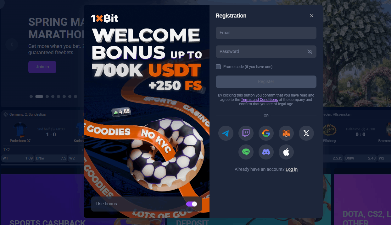 Como Registar no 1xBit Casino – Configuração de Conta Cripto Passo a Passo
