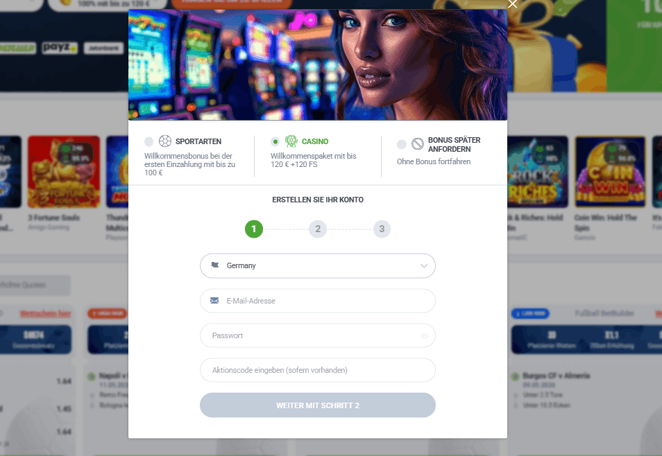 Como Registar no 20bet Casino – Passo a Passo