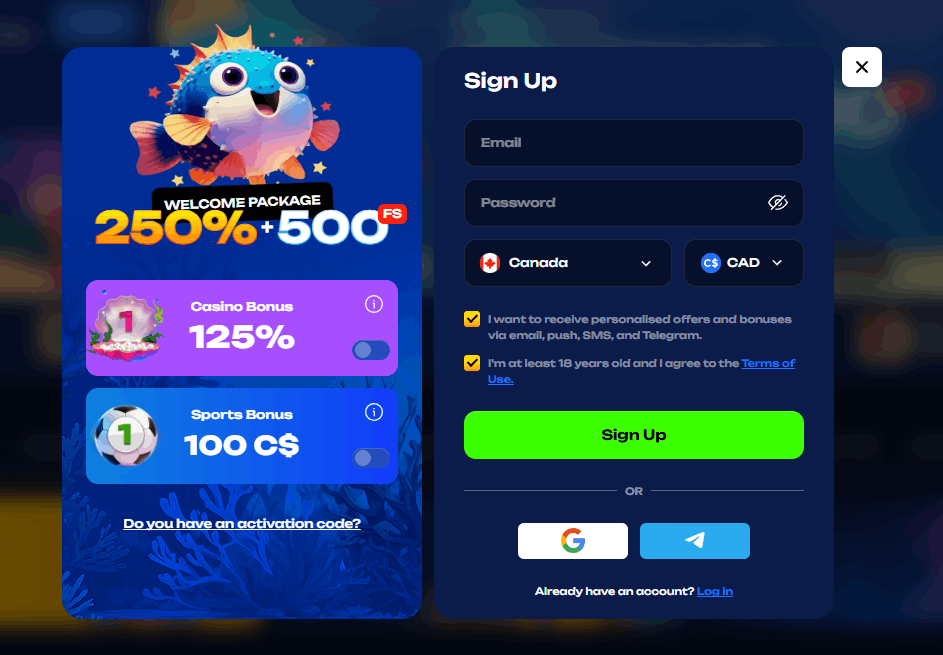 Como Registar no Fugu Casino – Passo a Passo