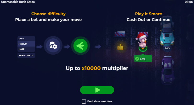 Uncrossable Rush X-Mas vs Original – Comparação de Características