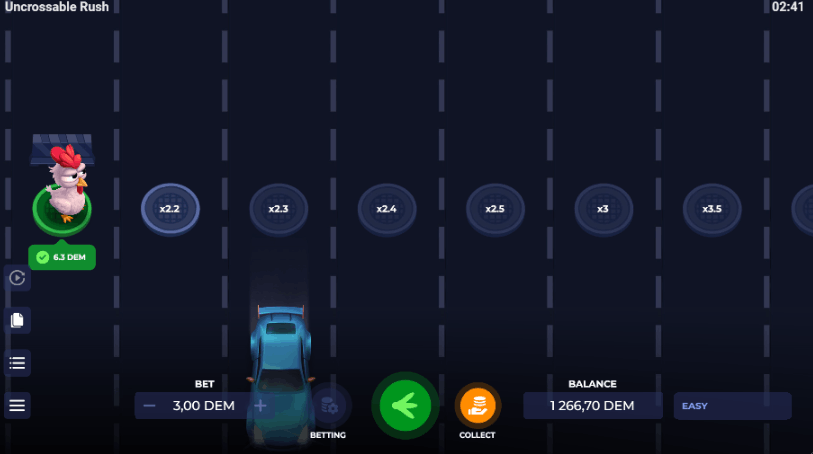 Uncrossable Rush – Avaliação de Iniciante